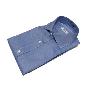 Blue Oxford Cutaway Collar Shirt