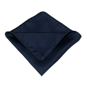 Blue Silk Pocket Handkerchief