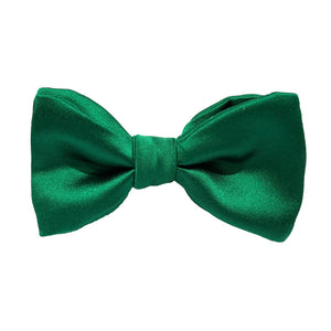 Bright Green Silk Bow Tie