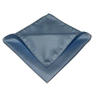 Light Blue Silk Pocket Handkercief