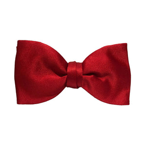 Red Satin Silk Bow Tie