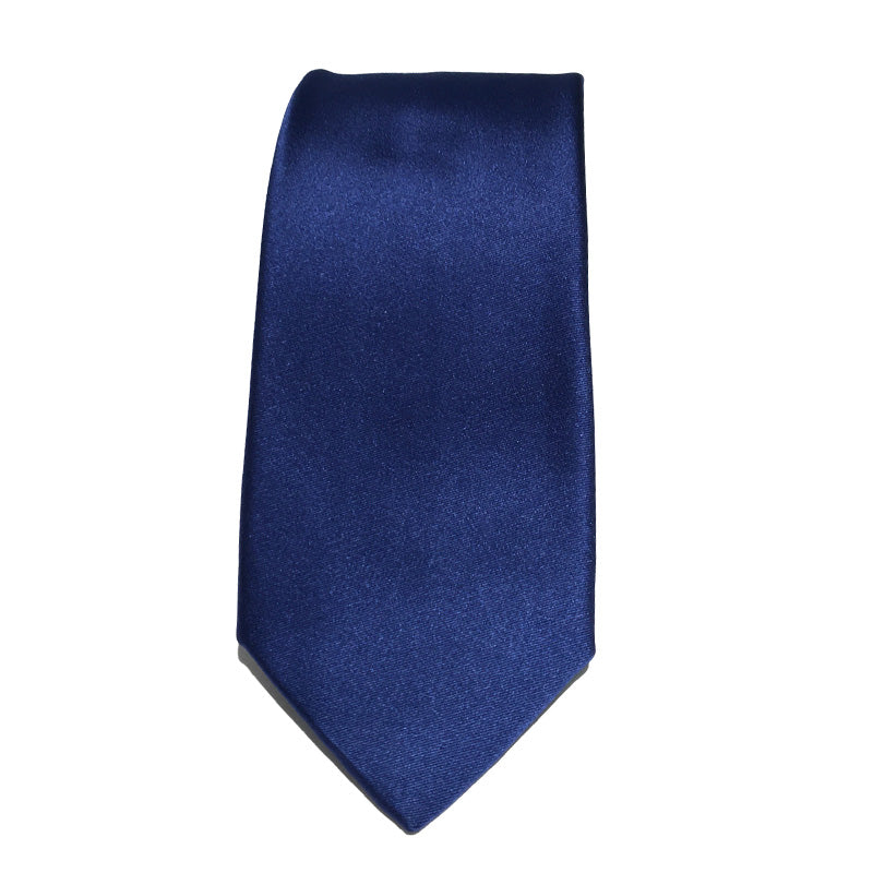 Royal Blue Satin Silk Tie