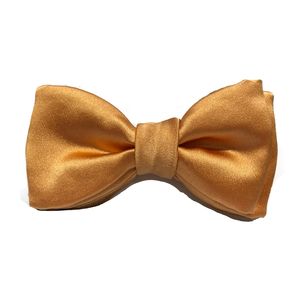 Silk Bow Tie Yellow Gold