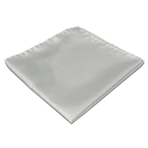 White Silk Pocket Handkerchief